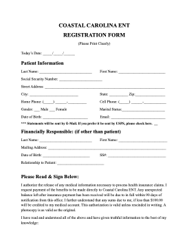 New Patient Registration PDF 